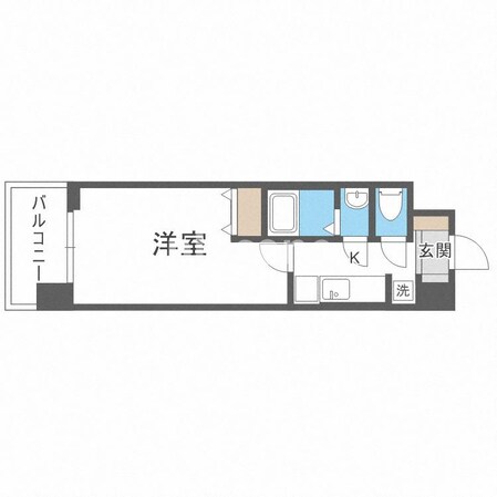 スプランディッド京橋EASTの物件間取画像